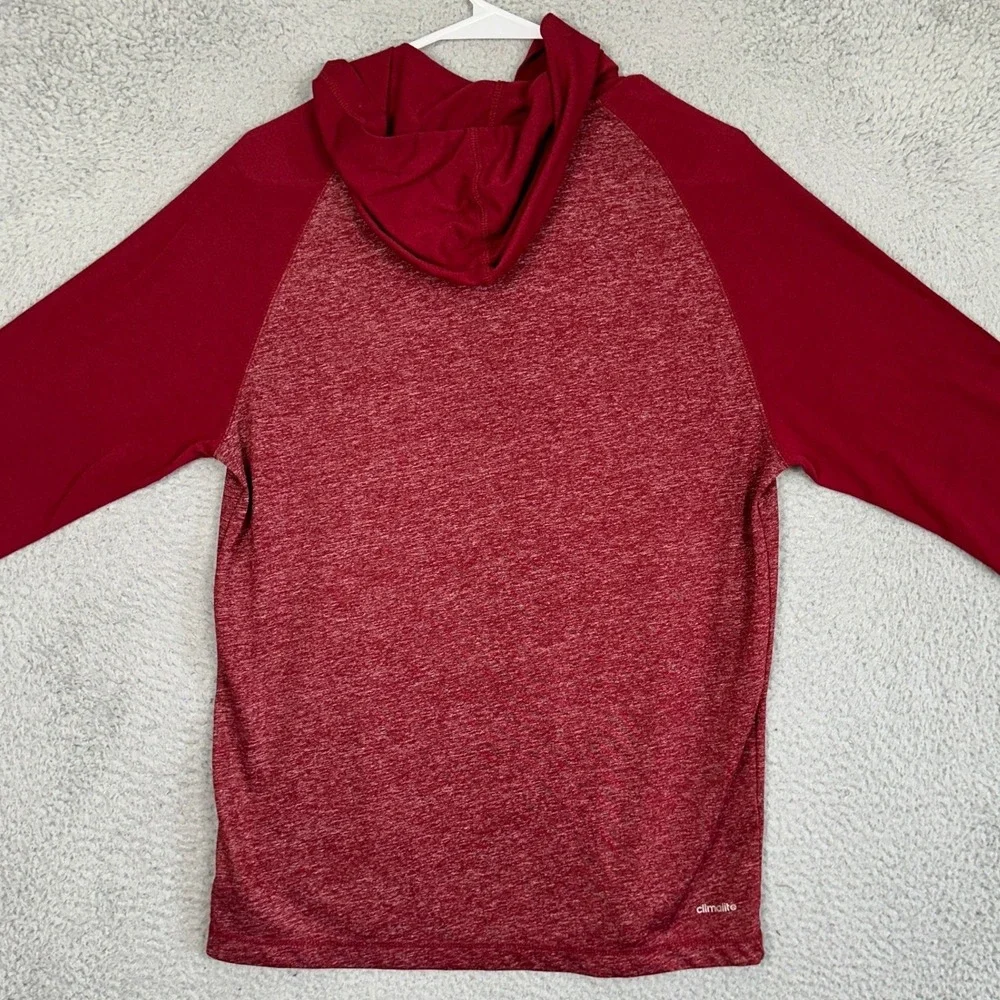 Cleveland Cavaliers Adidas Shirt Mens Medium Red Ultimate Tee Hoodie Lightweight